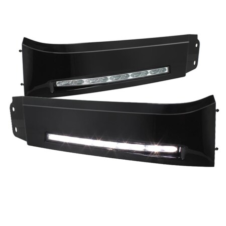 Spyder Daytime LED Running Lights with XSP-X Model Look without Switch for 2007-2013 Toyota Tundra - Black 5077714